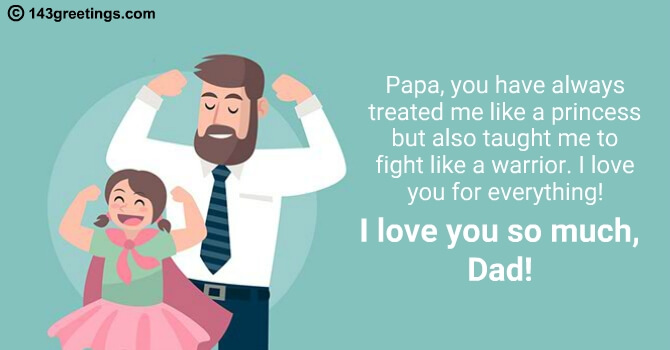 i love you dad from daughter